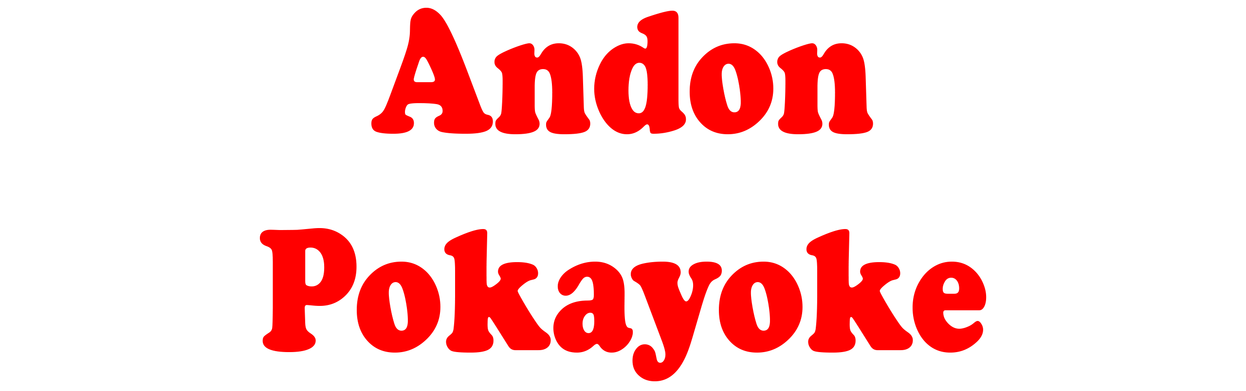 Andon Pokayoke